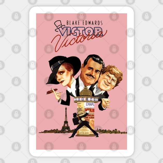 Victor VIctoria Musical Poster Sticker by baranskini